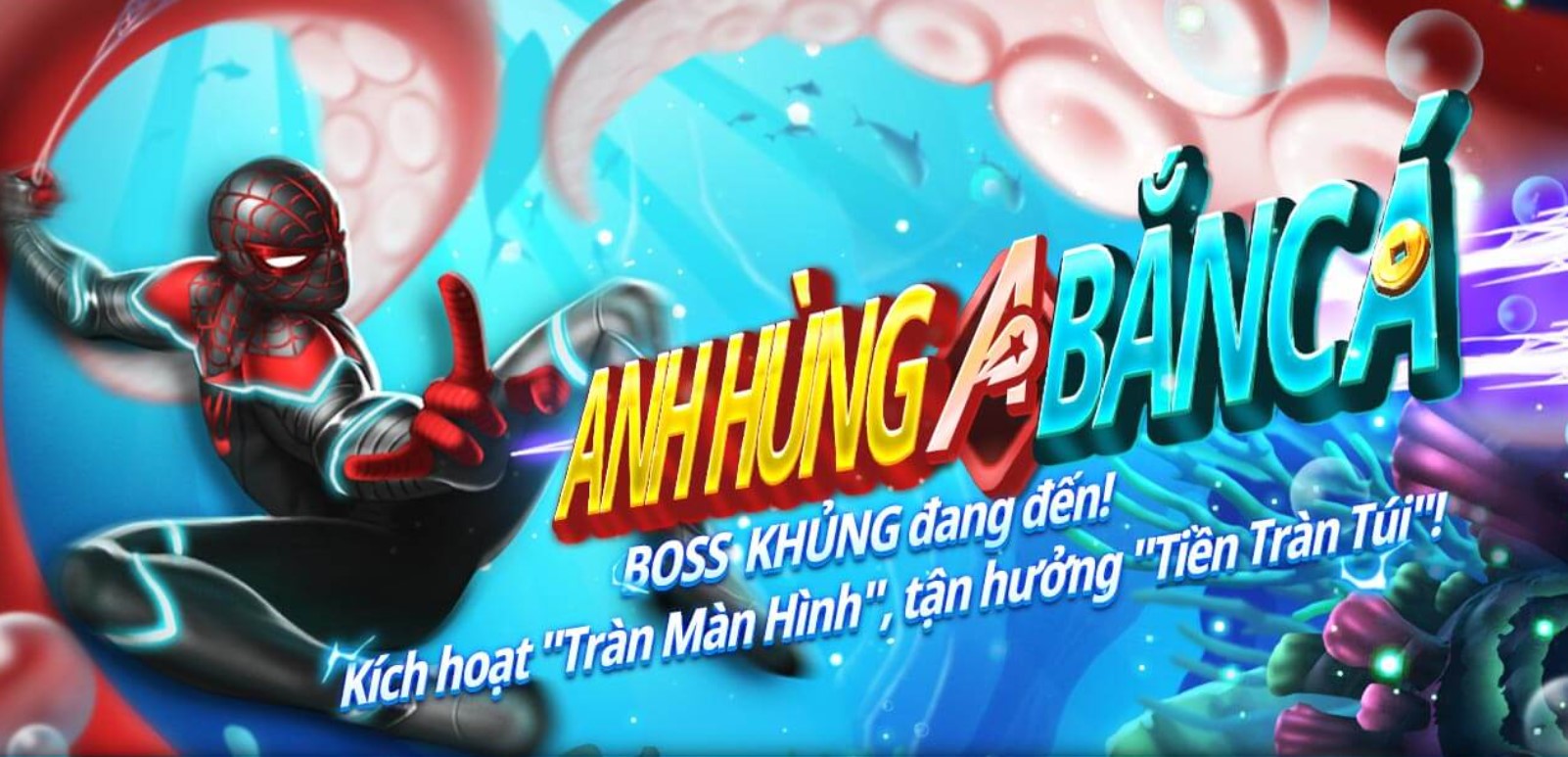 Bắn cá anh hùng Alo789 1 Bắn cá anh hùng là một trò chơi bắn cá kết hợp yếu tố hành động lấy chủ đề thế giới siêu anh hùng