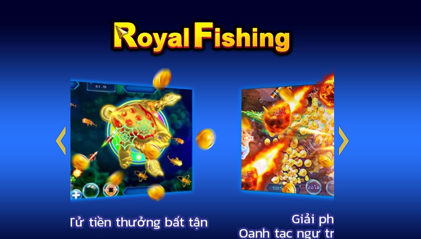 Royal Fishing Alo789 1 Royal Fishing là trò chơi bắn cá trực tuyến do nhà phát triển Jili Games